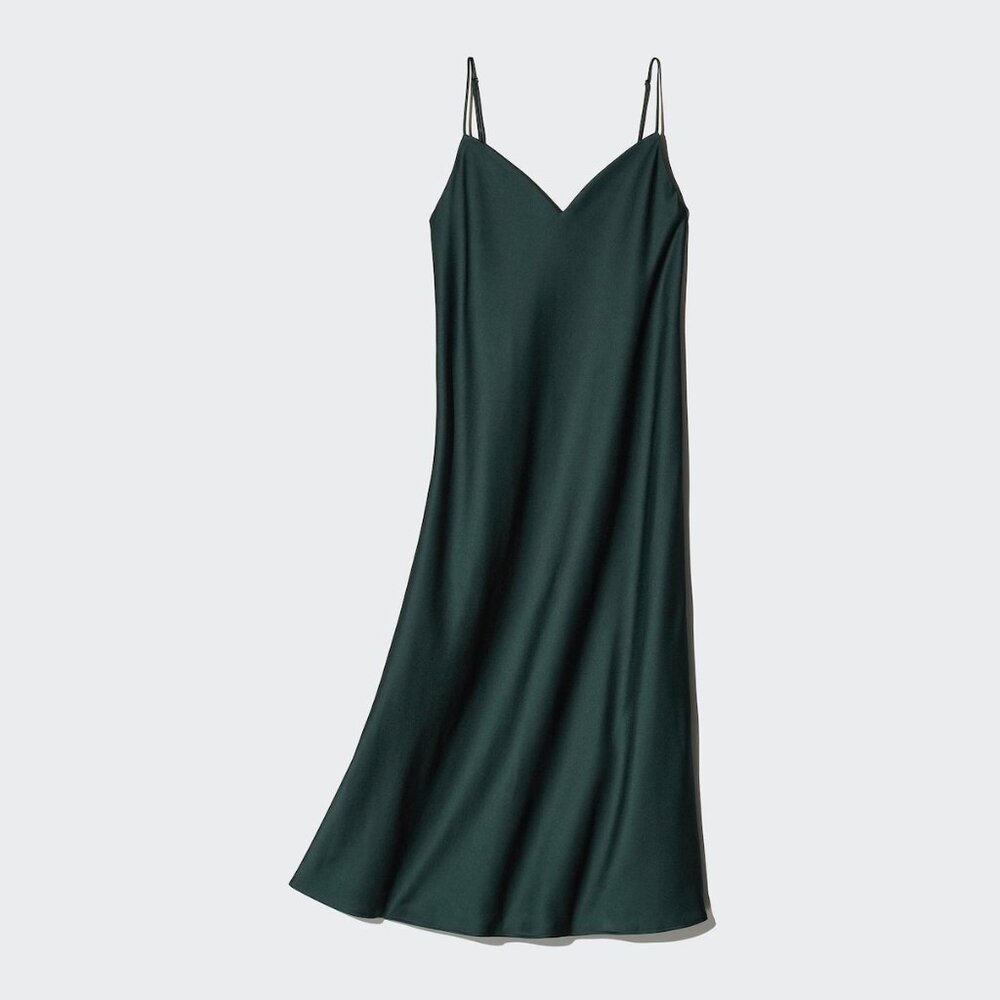 NWT Uniqlo Satin Slip Dress